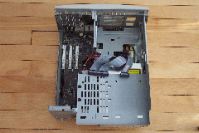 Mac Quadra 650 - Open, overhead view